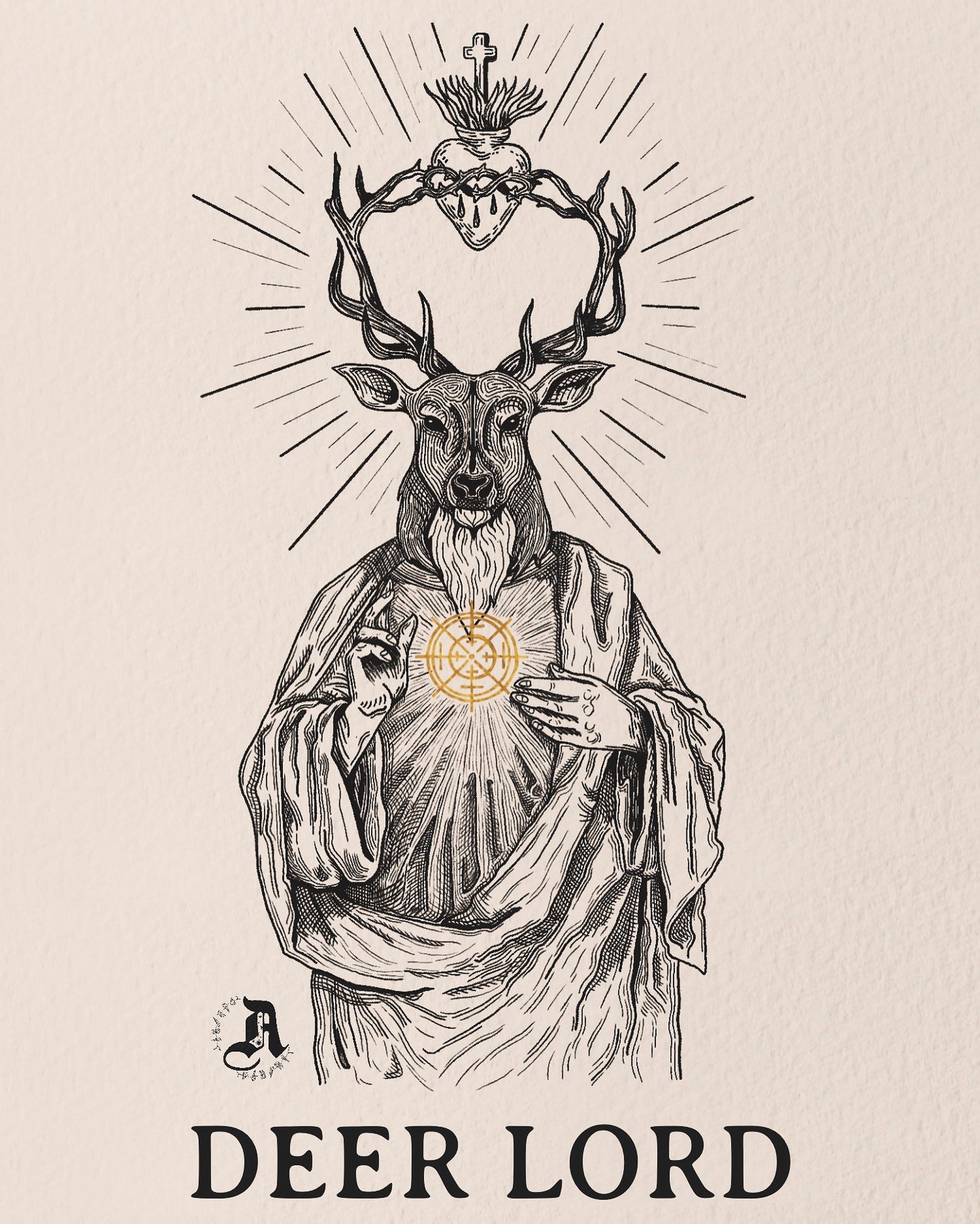 Deer Lord - Art Print
