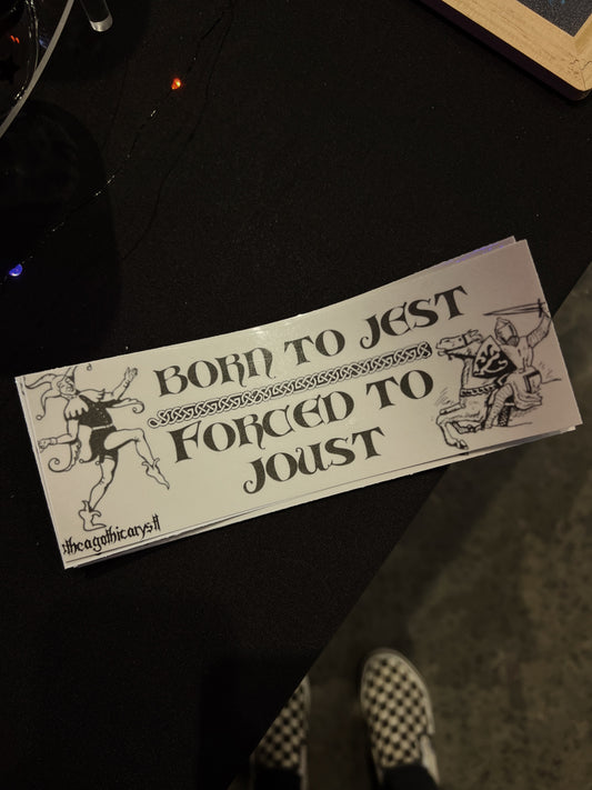 Jest v. Joust Bumper Sticker