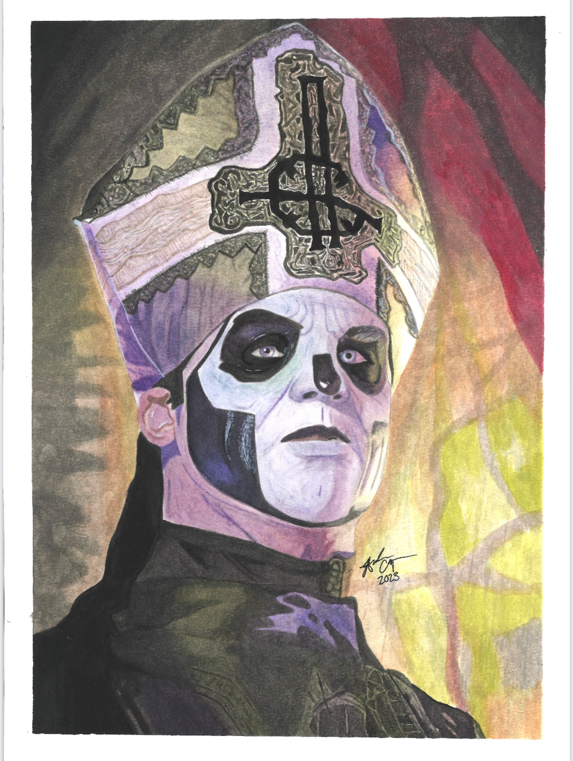 Ghost - Papa Emeritus III Art Print