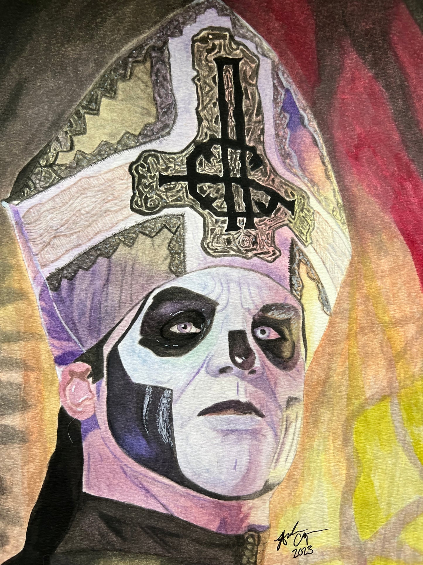 Ghost - Papa Emeritus III Art Print