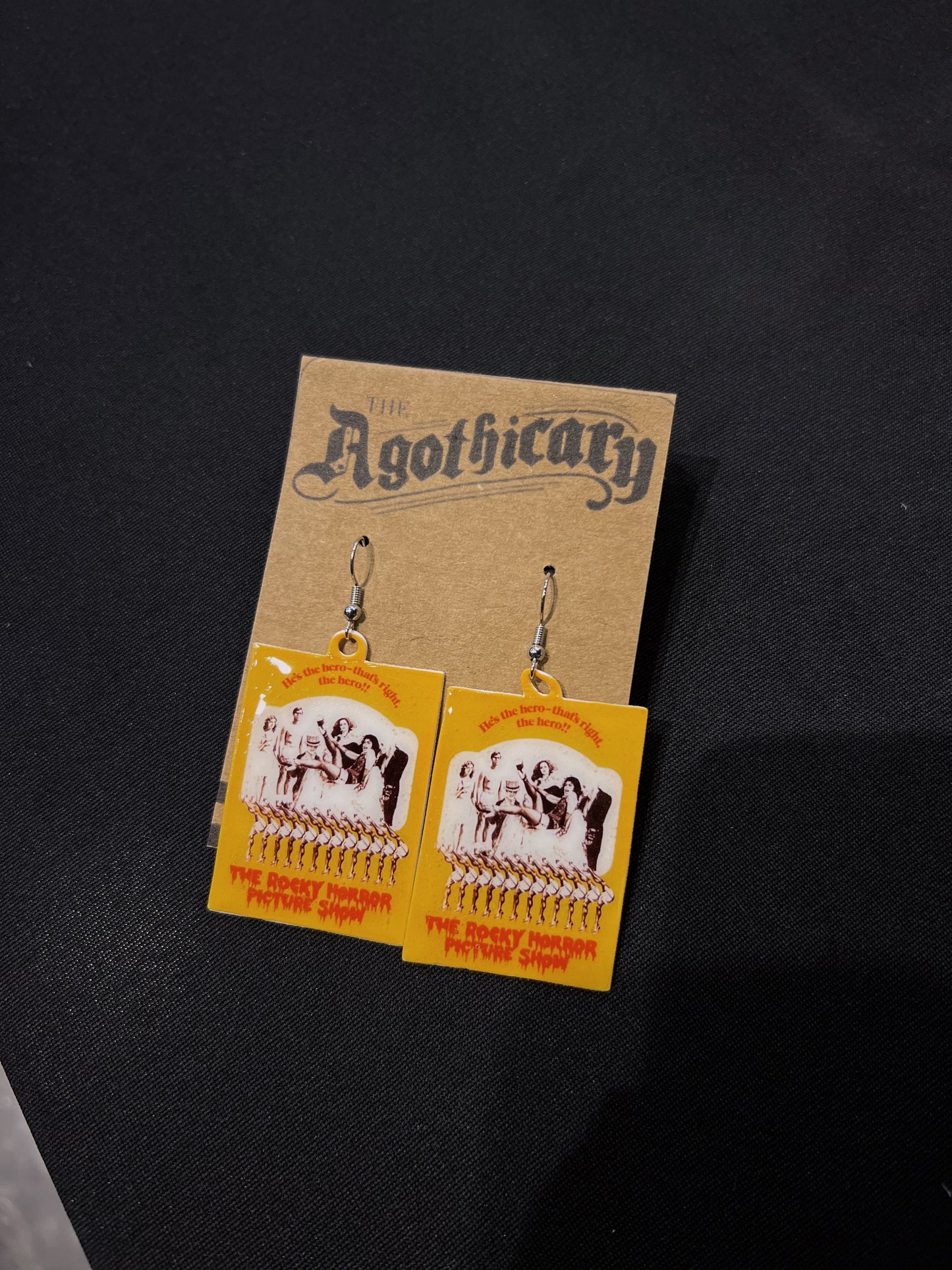 Movie Poster Earrings
