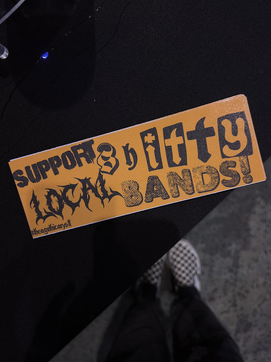 Local Bands Bumper Sticker