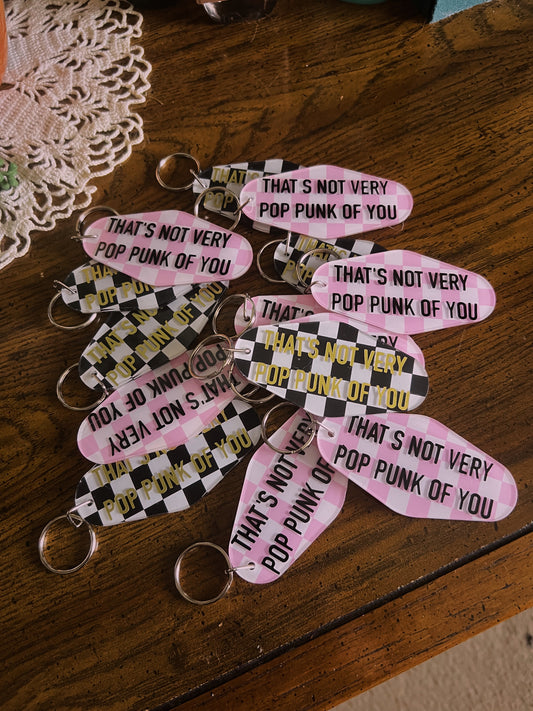 Pop Punk Keychain