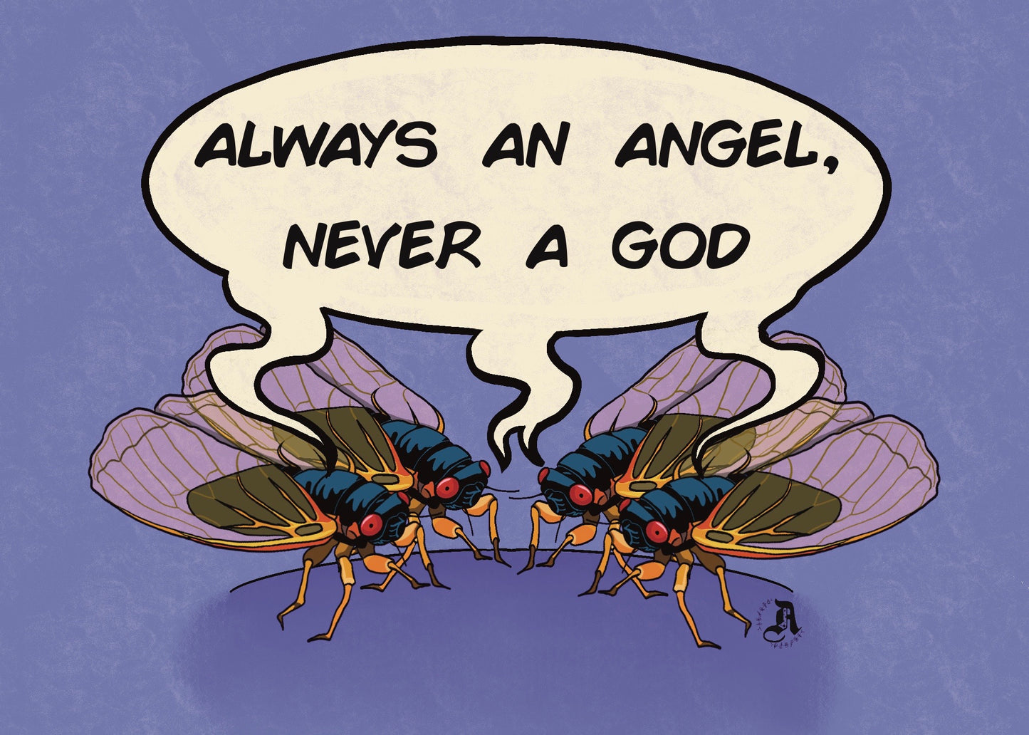 Singing Cicadas Art Print
