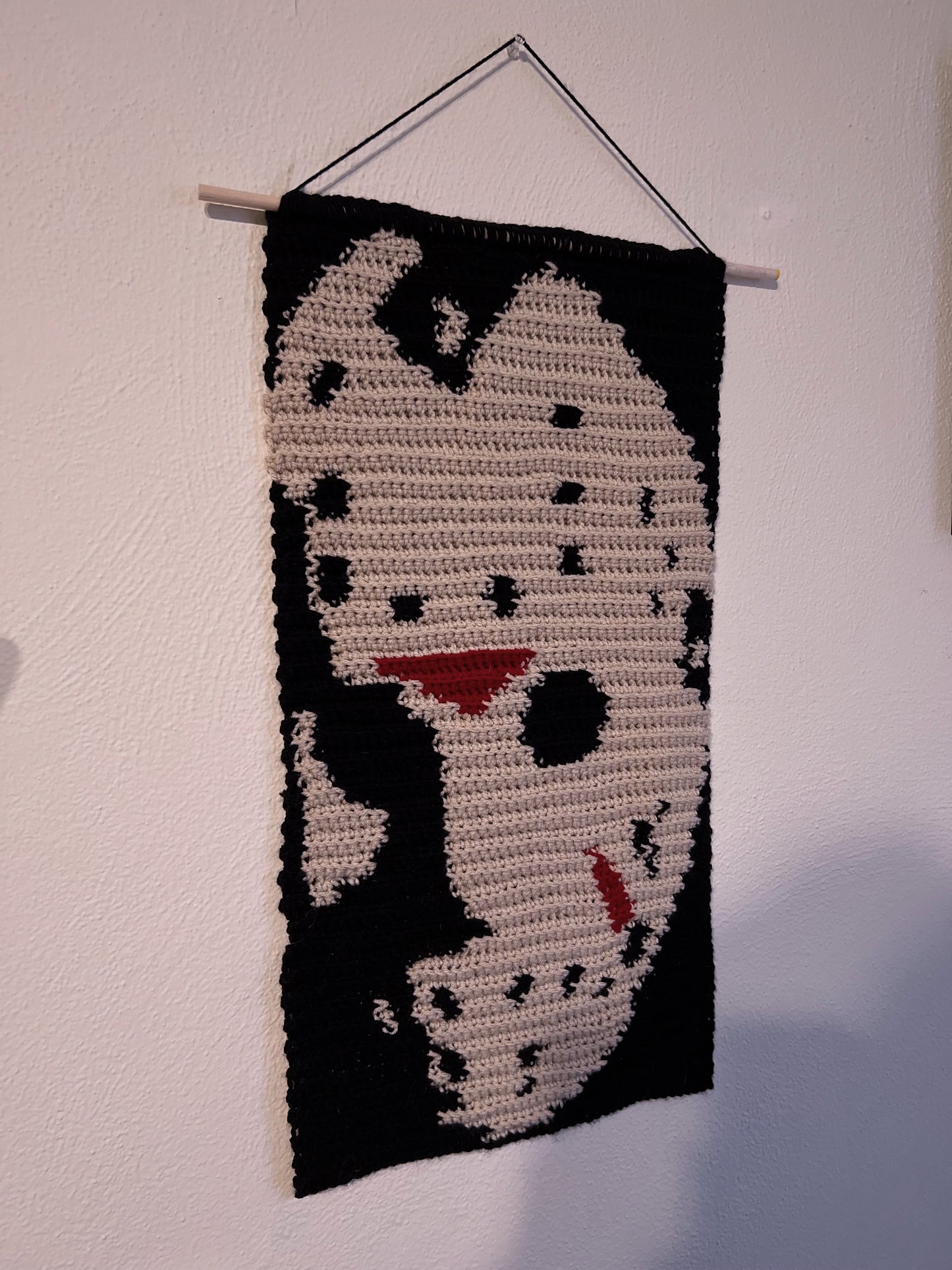 Jason Vorhees - Friday the 13th Crochet Tapestry